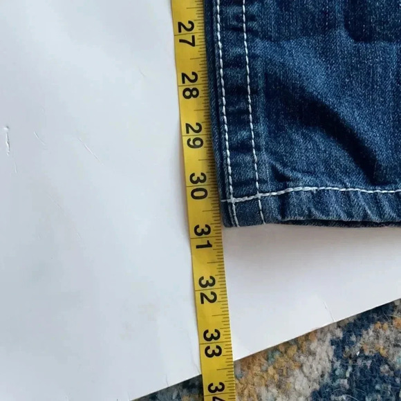 Blue Reign Men’s distressed straight leg jeans, size 32 X 32 - Picture 7 of 11